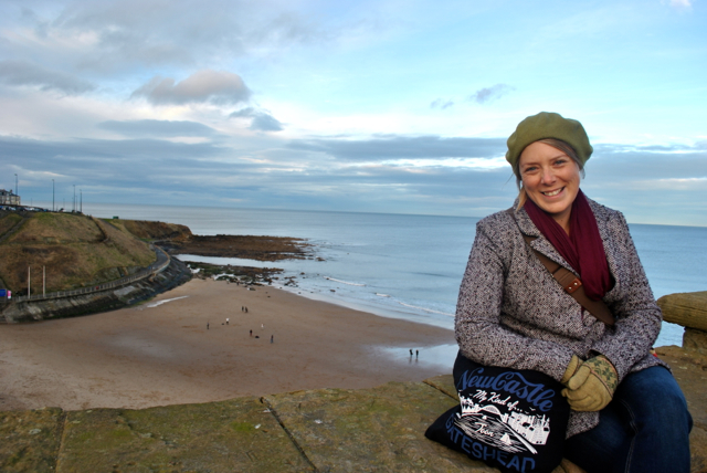 I love the view from Tynemouth Priory, even in the cold!